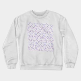 Dodecahedron in purple Crewneck Sweatshirt